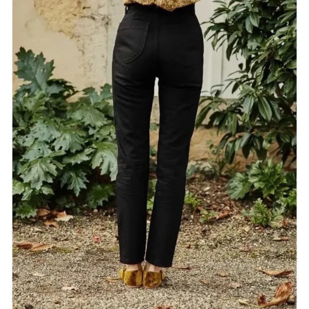 DOEN Lena Black Straight Leg Jeans NWT - Picture 10 of 10